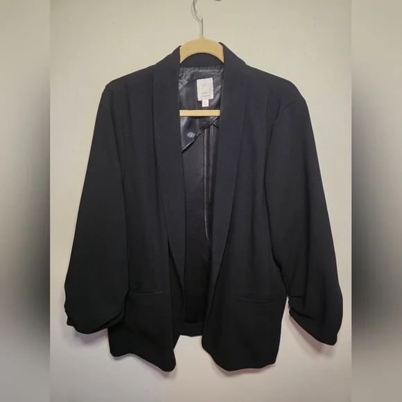 Lauren Conrad Relaxed Black Blazer Good Condition Size XL - Picture 2 of 9